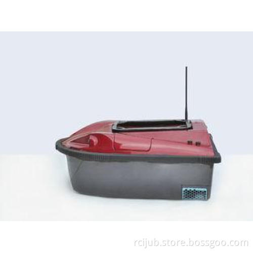 Red Twin Propeller Remote Control Fish Finder Bait Boat Wit